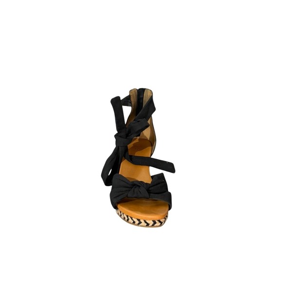 UGG Women's Yarrow Espadrille Wedge Sandal In Black sz11 - Picture 4 of 16